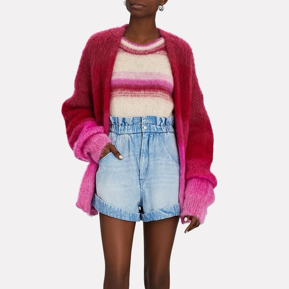 Isabel Marant Dana oversized ombré mohair cardigan - Picture 2 of 8